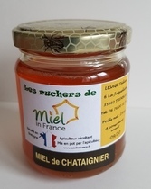 Pot de miel de châtaignier – goût corsé et couleur ambrée