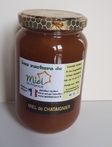 Pot de miel de châtaignier – goût corsé et couleur ambrée